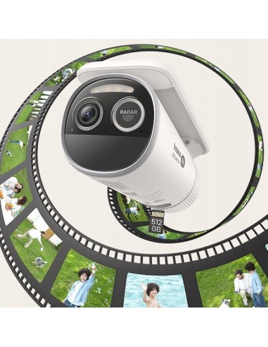 Baseus Security S2 Kamera Zewnętrzna 4K Moon White
