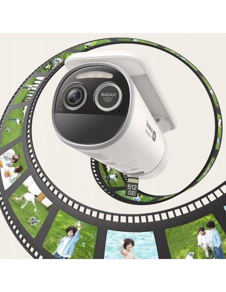 Baseus Security S2 Kamera Zewnętrzna 4K Moon White