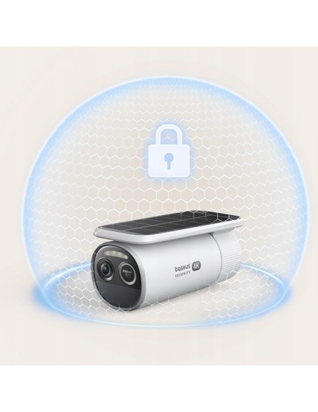 Baseus Security S2 Kamera Zewnętrzna 4K Moon White