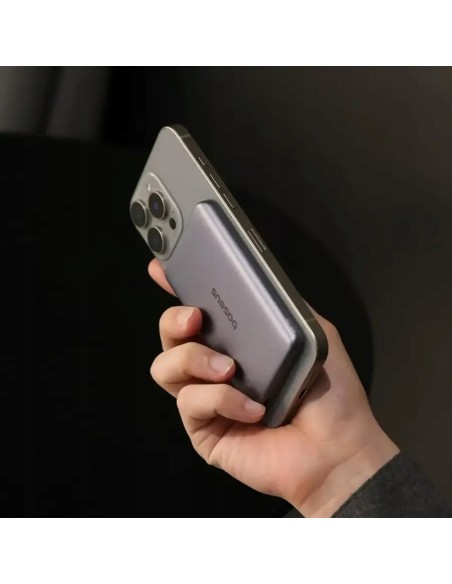 Baseus PicoGo AM41 Ultracienki Magnetyczny Power Bank 5000mAh 20W Space Grey