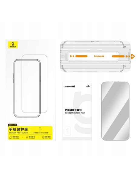 Baseus Corning Prywatyzujące Szkło Hartowane Do iPhone 17 Pro