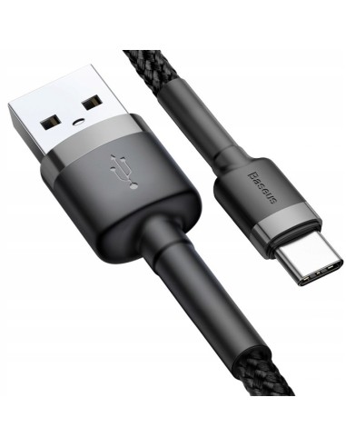 Baseus Cafule Cable | Nylonowy kabel USB - USB-C Type-C Quick Charge 3.0 50cm 3A 