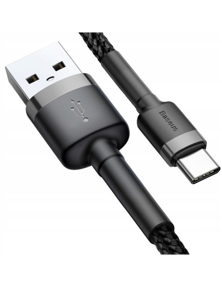 Baseus Cafule Cable | Nylonowy kabel USB - USB-C Type-C Quick Charge 3.0 50cm 3A 