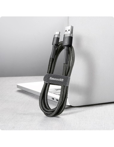 Baseus Cafule Cable | Nylonowy kabel USB - USB-C Type-C Quick Charge 3.0 50cm 3A 