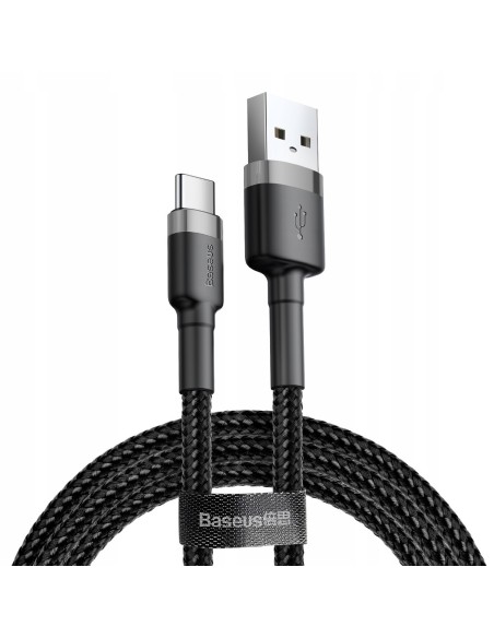 Baseus Cafule Cable | Nylonowy kabel USB - USB-C Type-C Quick Charge 3.0 50cm 3A 