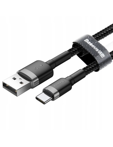 Baseus Cafule Cable | Nylonowy kabel USB - USB-C Type-C Quick Charge 3.0 50cm 3A 