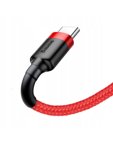 Baseus Cafule Cable | Kabel nylonowy USB - USB-C Type-C Quick Charge 3.0 100cm 3A 