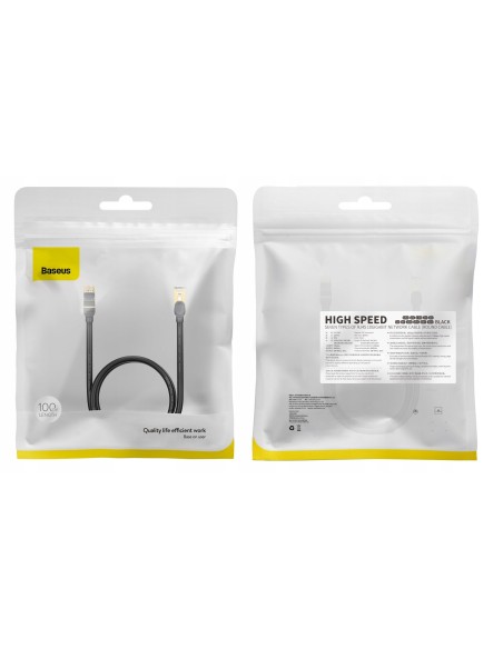 Baseus high Speed Seven | Kabel przewód sieciowy Ethernet LAN Cat7 10GB 600Mhz 1m 