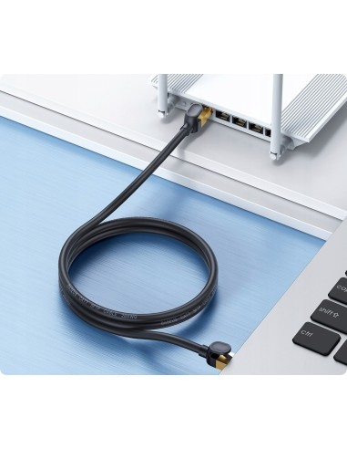 Baseus high Speed Seven | Kabel przewód sieciowy Ethernet LAN Cat7 10GB 600Mhz 1m 