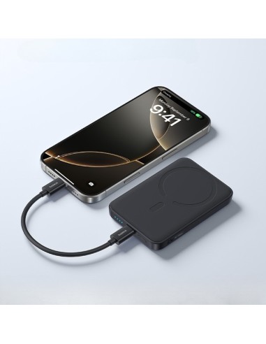 Baseus EnerFill FM11 Ultramały Magnetyczny Power Bank 10000mAh 22.5W Cosmic Black