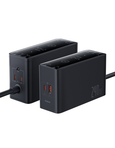 Baseus Ładowarka GaN 240W z cyfrowym panelem
