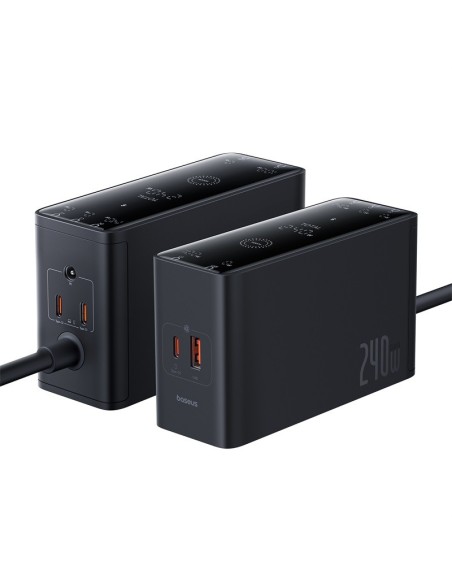 Baseus Ładowarka GaN 240W z cyfrowym panelem