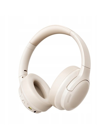 OS-Baseus Bass BH1 Lite Bezprzewodowe Słuchawki Starlight Off-White