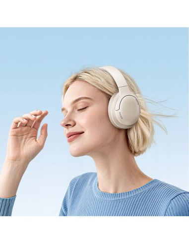 OS-Baseus Bass BH1 Lite Bezprzewodowe Słuchawki Starlight Off-White