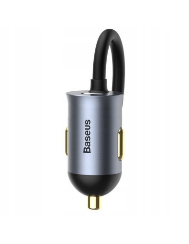 Baseus Share Together PPS | Ładowarka samochodowa z rozgałęźnikiem 2x USB-A + 2x Type-C 120W