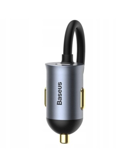 Baseus Share Together PPS | Ładowarka samochodowa z rozgałęźnikiem 2x USB-A + 2x Type-C 120W
