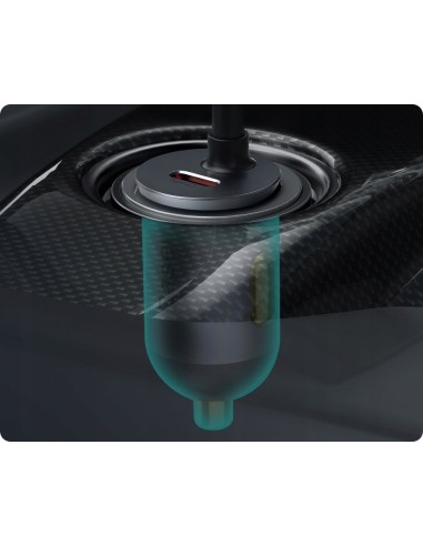 Baseus Share Together PPS | Ładowarka samochodowa z rozgałęźnikiem 2x USB-A + 2x Type-C 120W