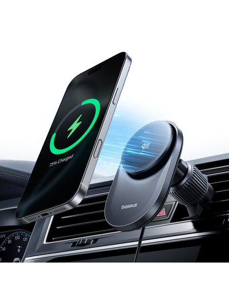 OS-Baseus PrimeTrip VC2 Pro Magnetyczny Uchwyt Samochodowy Z Chłodzeniem Cosmic Black
