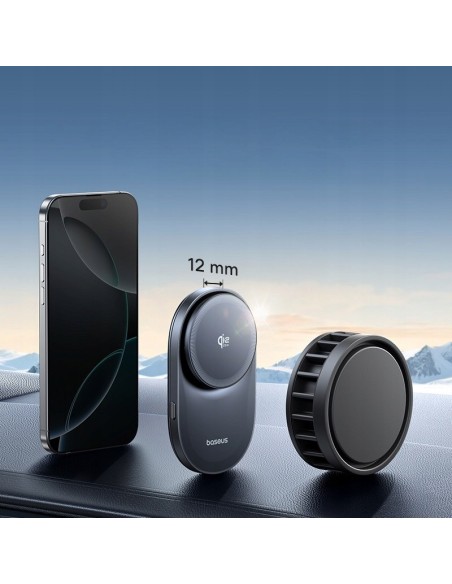 OS-Baseus PrimeTrip VC2 Pro Magnetyczny Uchwyt Samochodowy Z Chłodzeniem Cosmic Black