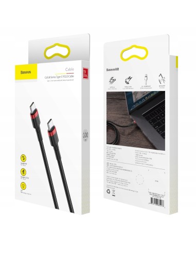Baseus Cafule 60W | Kabel USB-C Type-C Power Delivery Quick Charge 3.0 60W 1m