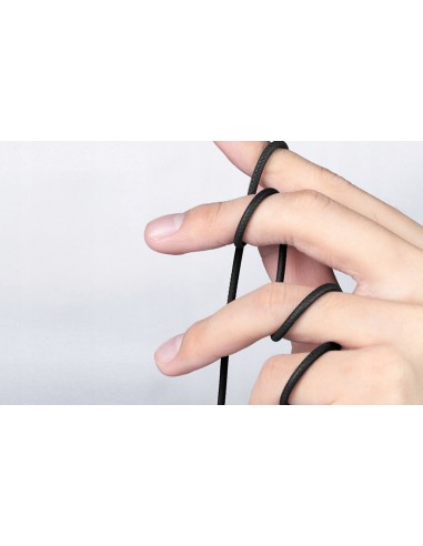 Baseus H19 | Słuchawki douszne przewodowe Mini Jack 3,5mm z mikrofonem HD