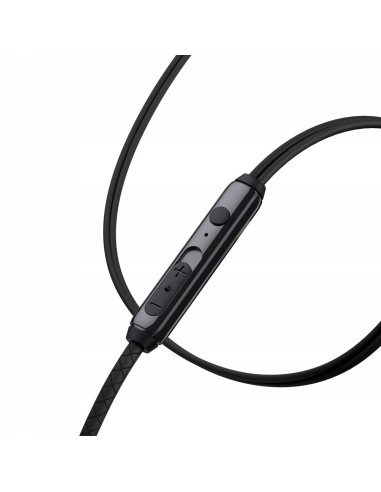 Baseus H19 | Słuchawki douszne przewodowe Mini Jack 3,5mm z mikrofonem HD