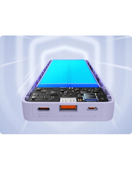Baseus Airpow | Power Bank z szybkim ładowaniem PD 20W 20000mAh, kabel USB-C