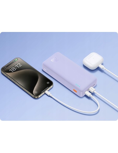 Baseus Airpow | Power Bank z szybkim ładowaniem PD 20W 20000mAh, kabel USB-C