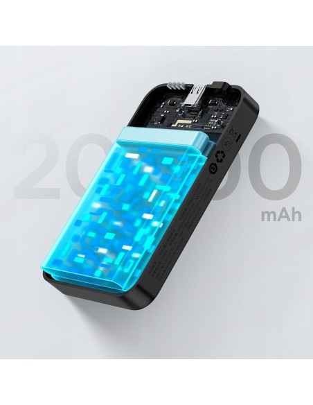 Baseus EnerFill FM41 Mini Magnetyczny Power Bank 20000mAh 20W Cosmic Black
