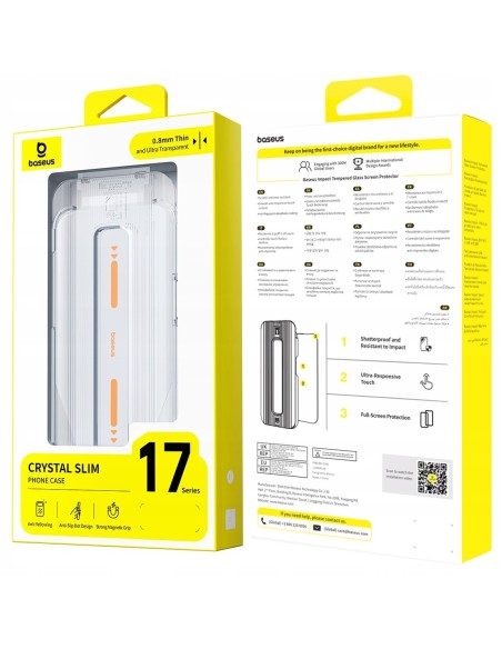 Baseus Corning Full-Coverage HD Szkło Hartowane Do iPhone 17