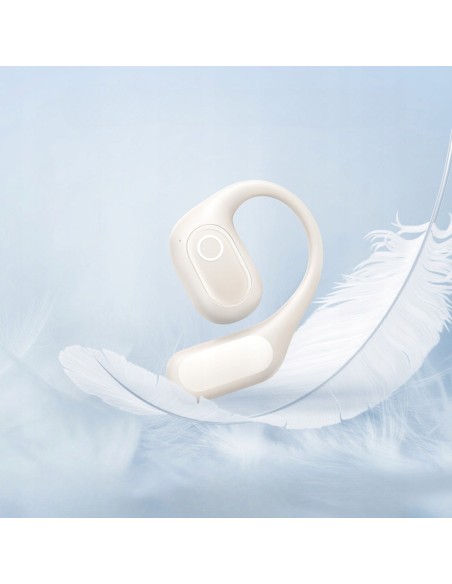 Baseus Eli 2i Fit Open-Ear True Słuchawki Bezprzewodowe Starlight Off-White