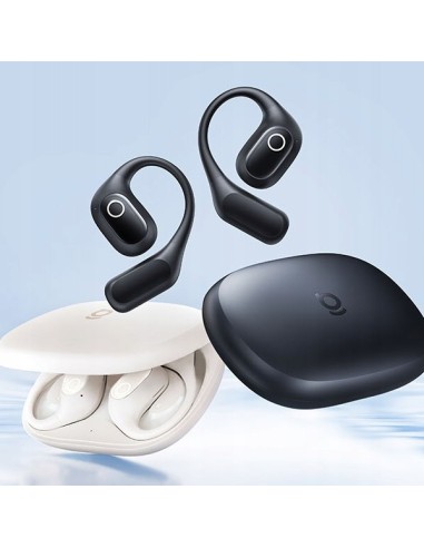 Baseus Eli 2i Fit Open-Ear True Słuchawki Bezprzewodowe Starlight Off-White