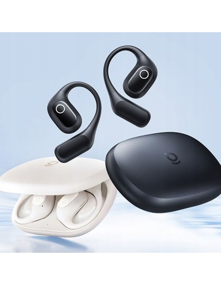 Baseus Eli 2i Fit Open-Ear True Słuchawki Bezprzewodowe Starlight Off-White
