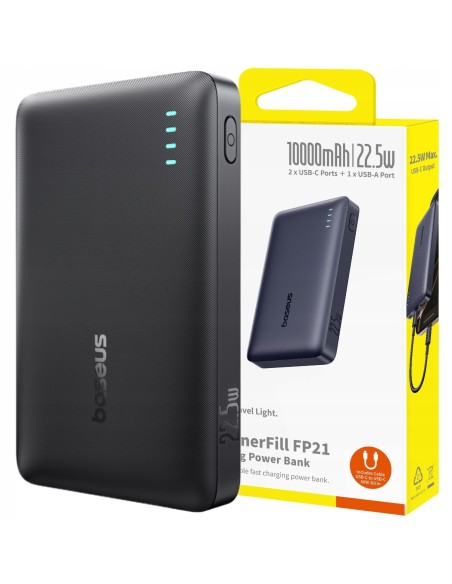 Baseus EnerFill FP21 Power Bank 10000mAh 22.5W Cosmic Black