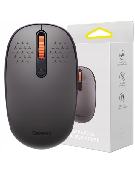 Baseus F01A Mysz Bezprzewodowa Frosted Gray