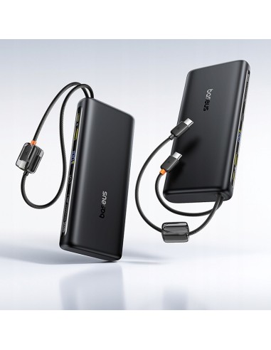 Baseus EnerFill FC41 Power Bank Z Wbudowanymi Kablami USB-C 25000mAh