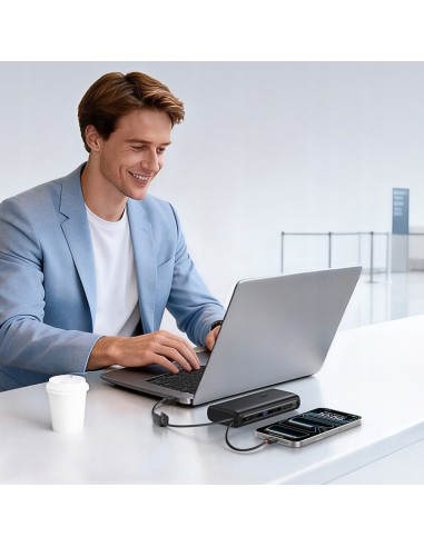 Baseus EnerFill FC41 Power Bank Z Wbudowanymi Kablami USB-C 25000mAh