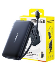 Baseus PicoGo Qi2 Magnetyczny Power Bank 10000mAh 27W Cosmic Black