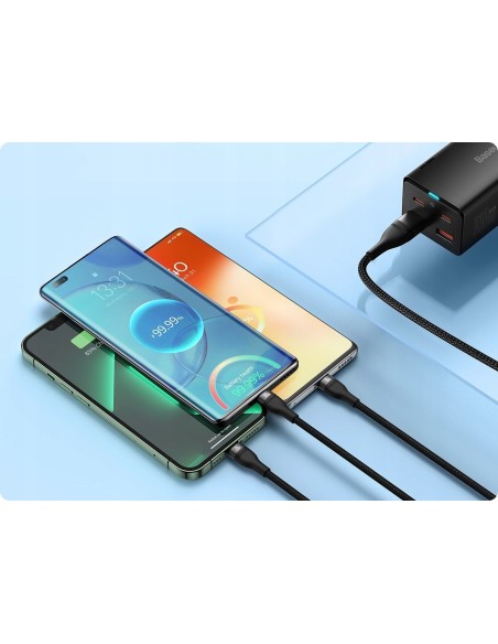 Baseus Flash Series 2 | Kabel USB-C / USB-A - USB-C, Lightning, Micro USB 1.2m 100W	