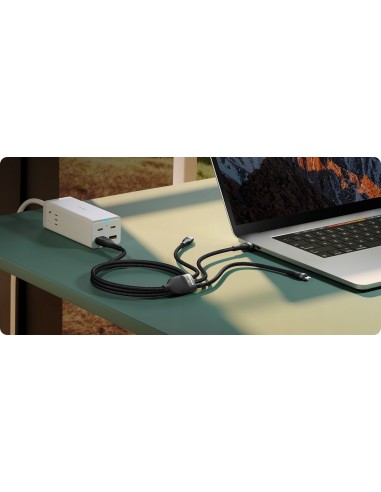 Baseus Flash Series 2 | Kabel USB-C / USB-A - USB-C, Lightning, Micro USB 1.2m 100W	