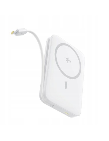 Baseus PicoGo Qi2 Magnetyczny Power Bank 10000mAh 27W Moon White