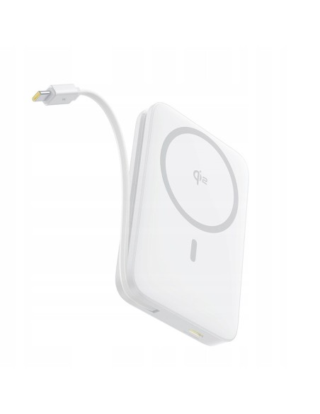 Baseus PicoGo Qi2 Magnetyczny Power Bank 10000mAh 27W Moon White