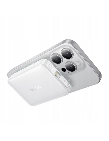 Baseus PicoGo Qi2 Magnetyczny Power Bank 10000mAh 27W Moon White