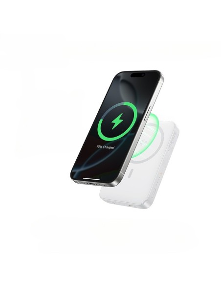 Baseus PicoGo Qi2 Magnetyczny Power Bank 10000mAh 27W Moon White