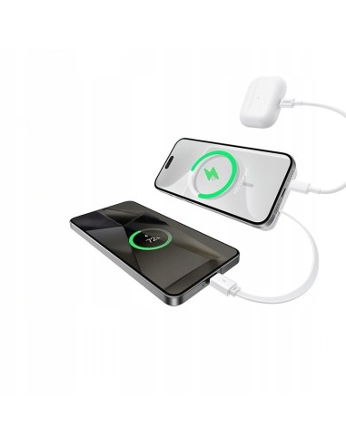 Baseus PicoGo Qi2 Magnetyczny Power Bank 10000mAh 27W Moon White