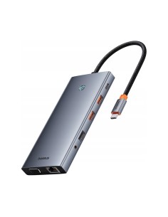 Baseus PortalJoy Series | Adapter HUB USB-C do 13 Portów,  2x HDMI, VGA, DP,  2x USB3.1, USB2.0, USB-C, Mini Jack, RJ45, SF/TF 1