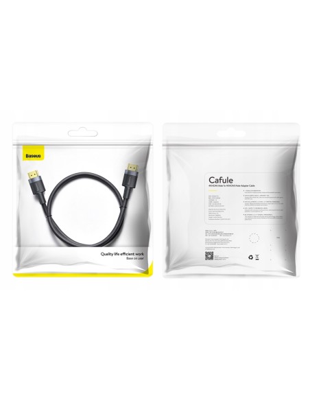 Baseus Cafule | Kabel przewód HDMI-HDMI 4K60Hz FULL HD 2m