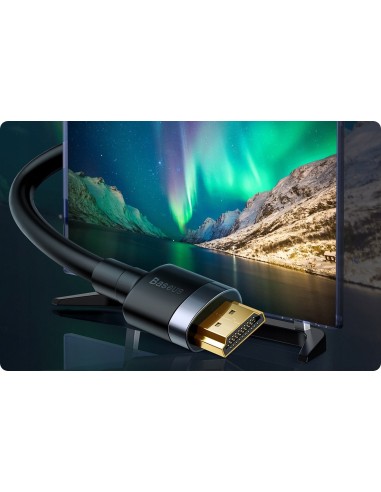 Baseus Cafule | Kabel przewód HDMI - HDMI 4K60Hz FULL HD 3m