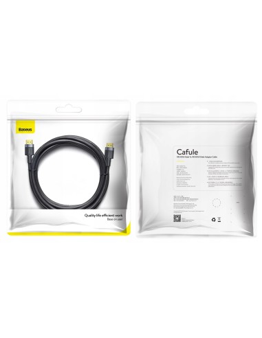 Baseus Cafule | Kabel przewód HDMI - HDMI 4K60Hz FULL HD 3m