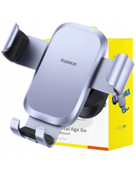OS-Baseus Metal Age Go Uchwyt Grawitacyjny Do Kratki Outlet Version Space Grey